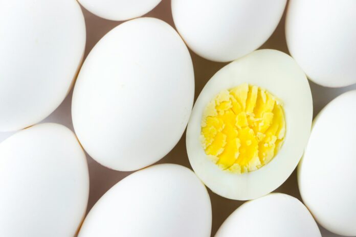Photo by Mustafa Bashari white egg lot on brown wooden table